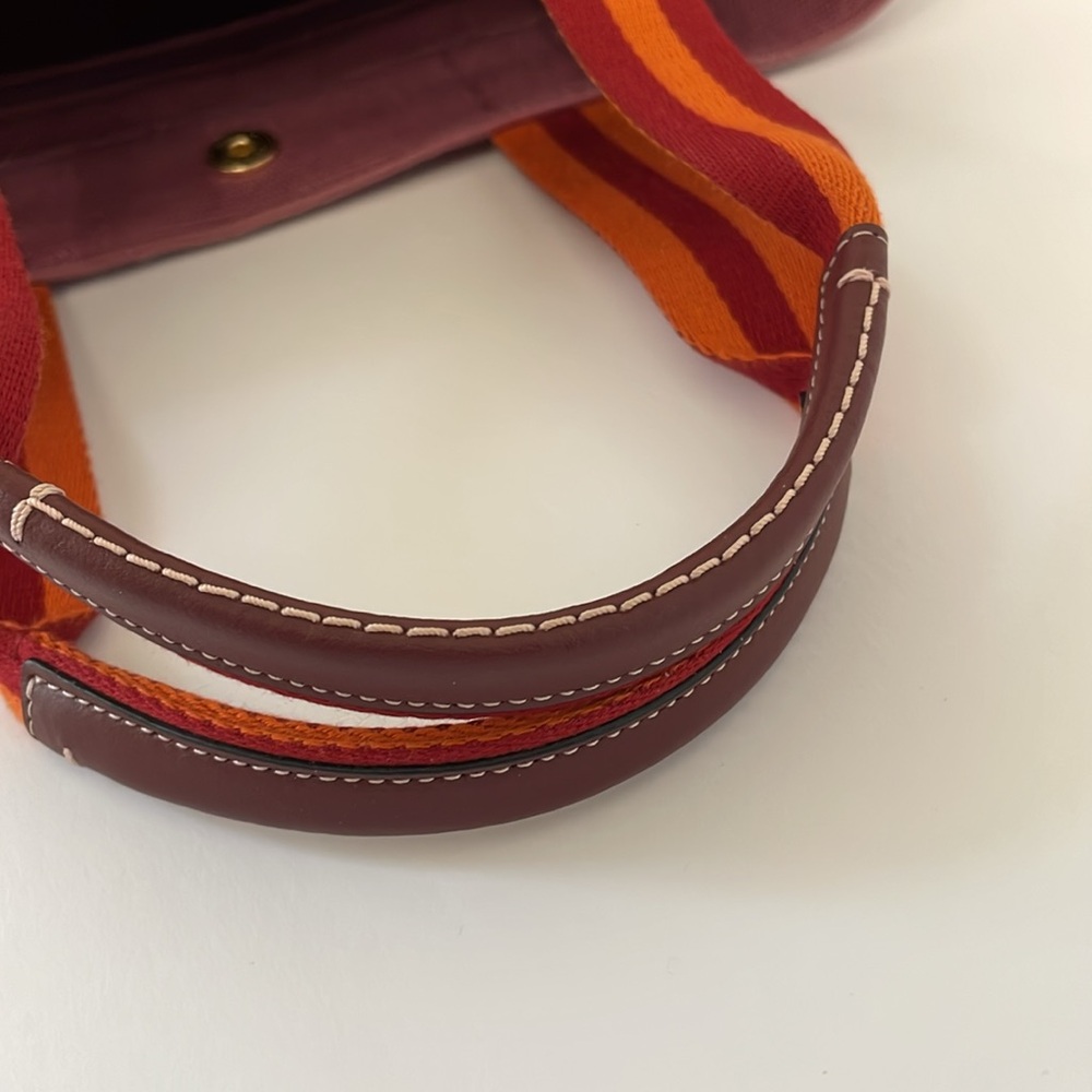 Coach Small Canvas Tote Light Raspberry Multi - Picture 7 of 12